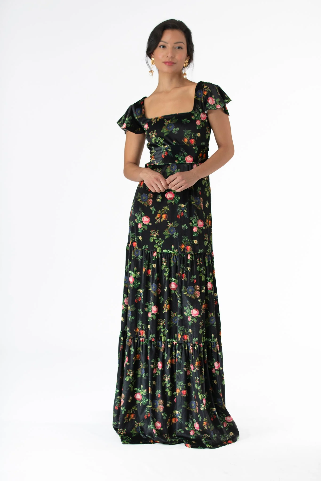 Isabella Dress in Forbidden Fruit - Image 3