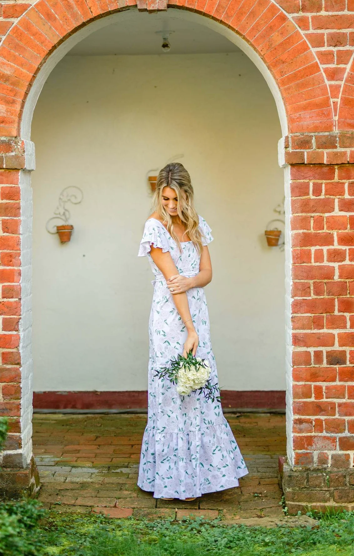 Isabella Dress in Peony Prosecco - Image 2