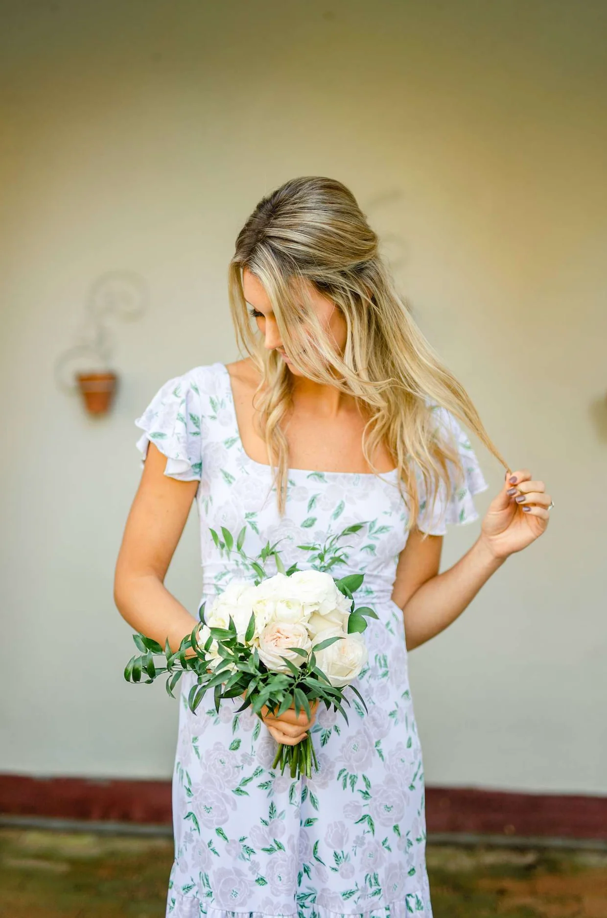 Isabella Dress in Peony Prosecco - Image 3
