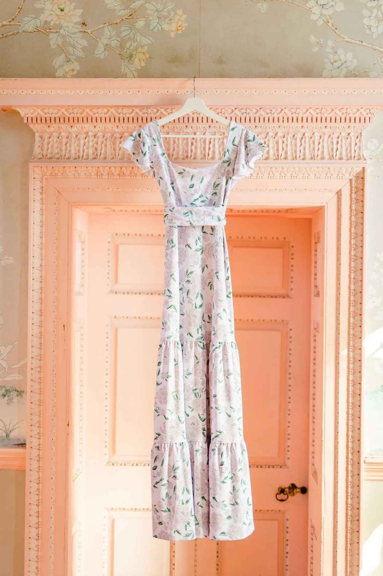 Isabella Dress in Peony Prosecco - Image 8