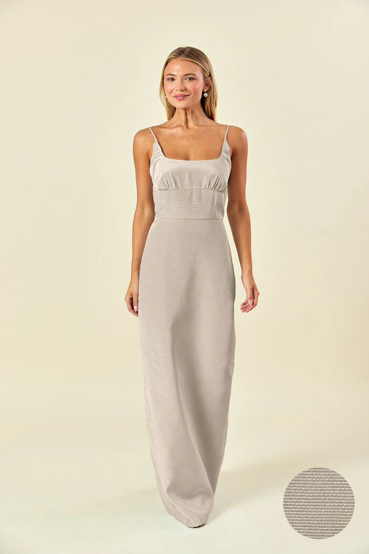 Jane Bodice with Straight Skirt in Drapey Bengaline - Image 5