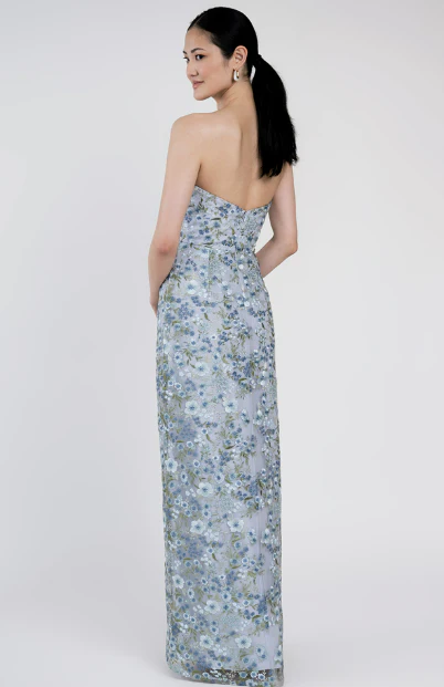 Jenny Yoo Bridesmaid Dress Mercy in Ophelia Embroidered Tulle - Image 4