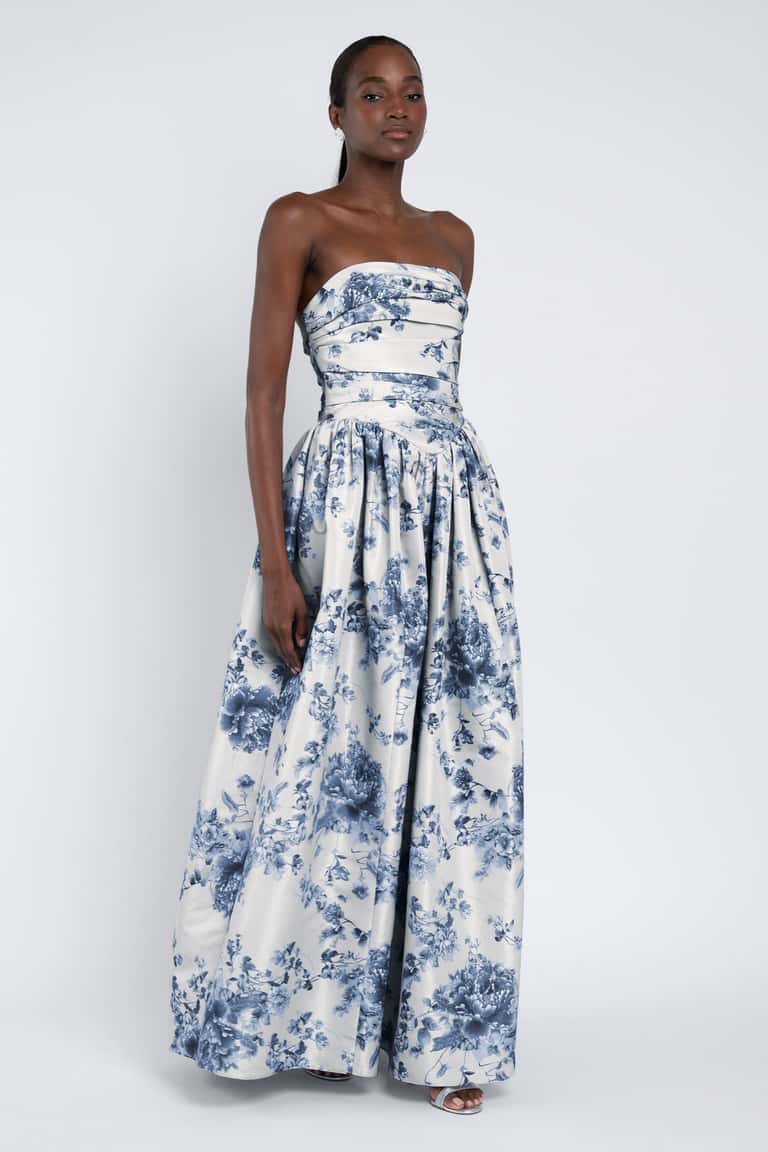 Jenny Yoo Bridesmaid Dress Scarlet Print