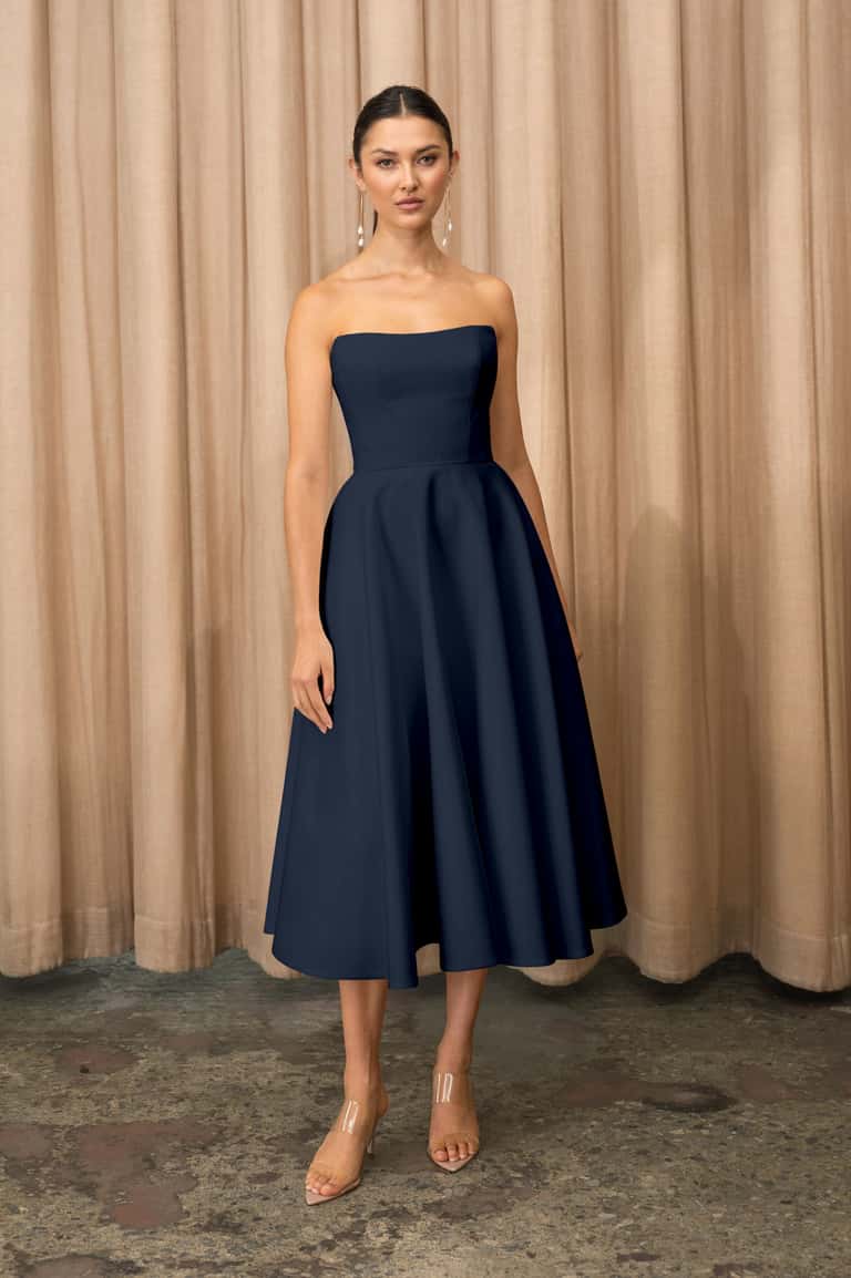 Jenny Yoo Dress Carrie in Navy
