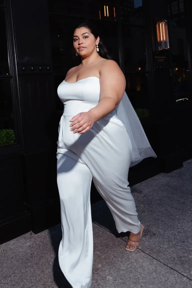 Jenny Yoo Little White Annika Jumpsuit - Image 4
