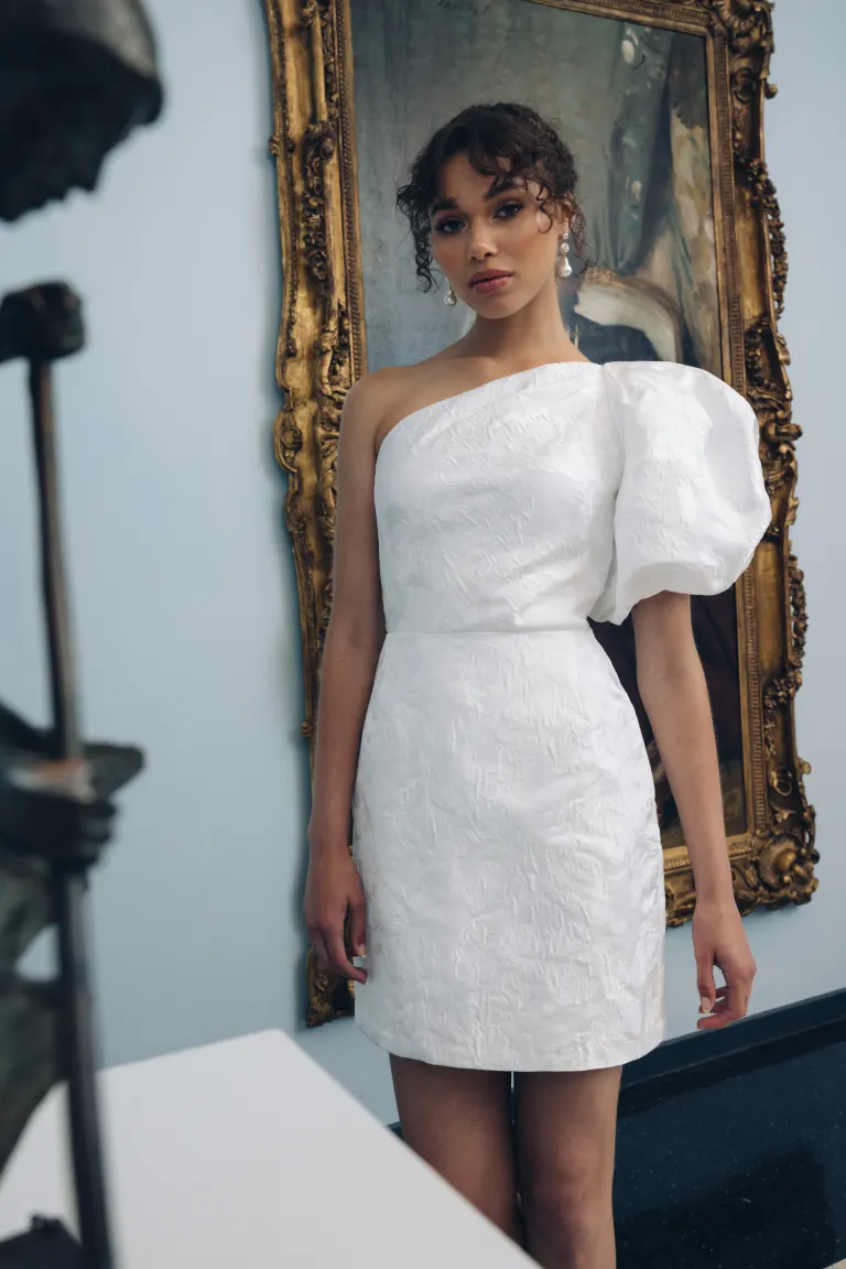 Jenny Yoo Little White Dress Adley - Image 3