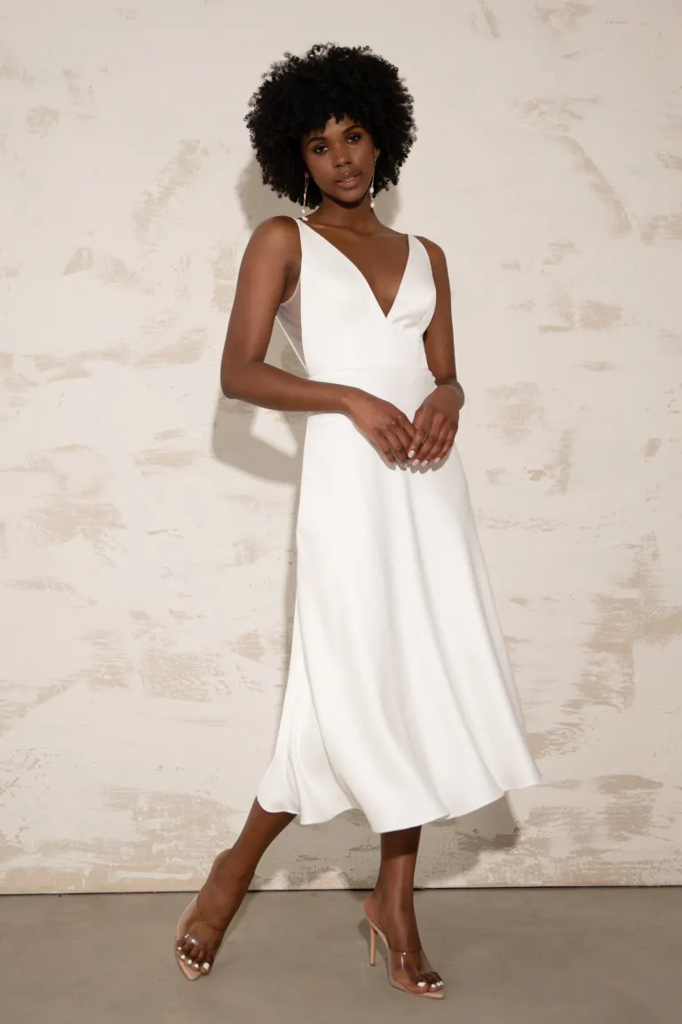 Jenny Yoo Little White Dress Caroline - Image 3
