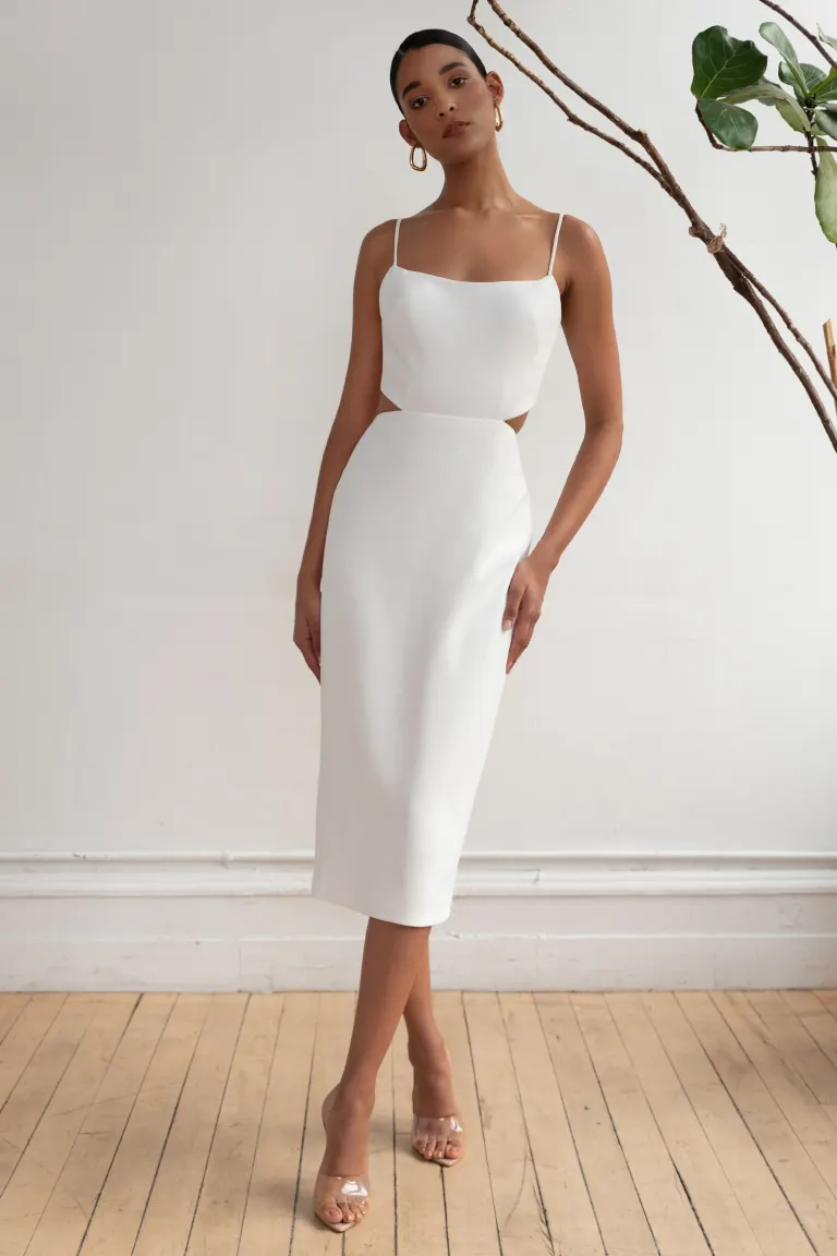 Jenny Yoo Little White Dress Leia - Image 3