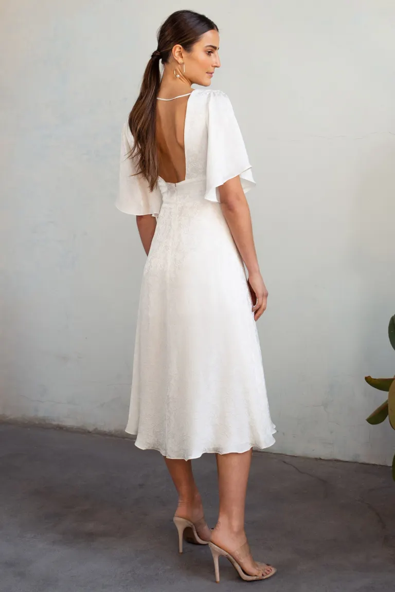 Jenny Yoo Little White Dress Lucinda - Image 3