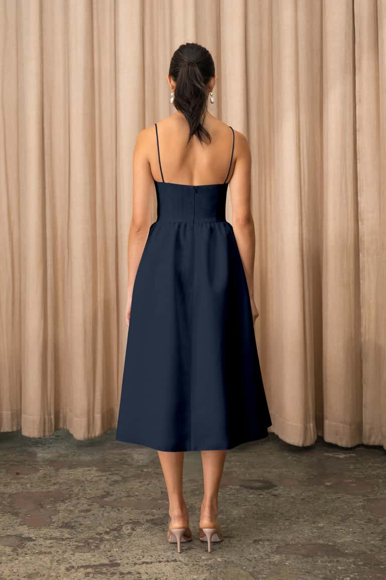 Jenny Yoo Luella Dress in Navy - Image 2