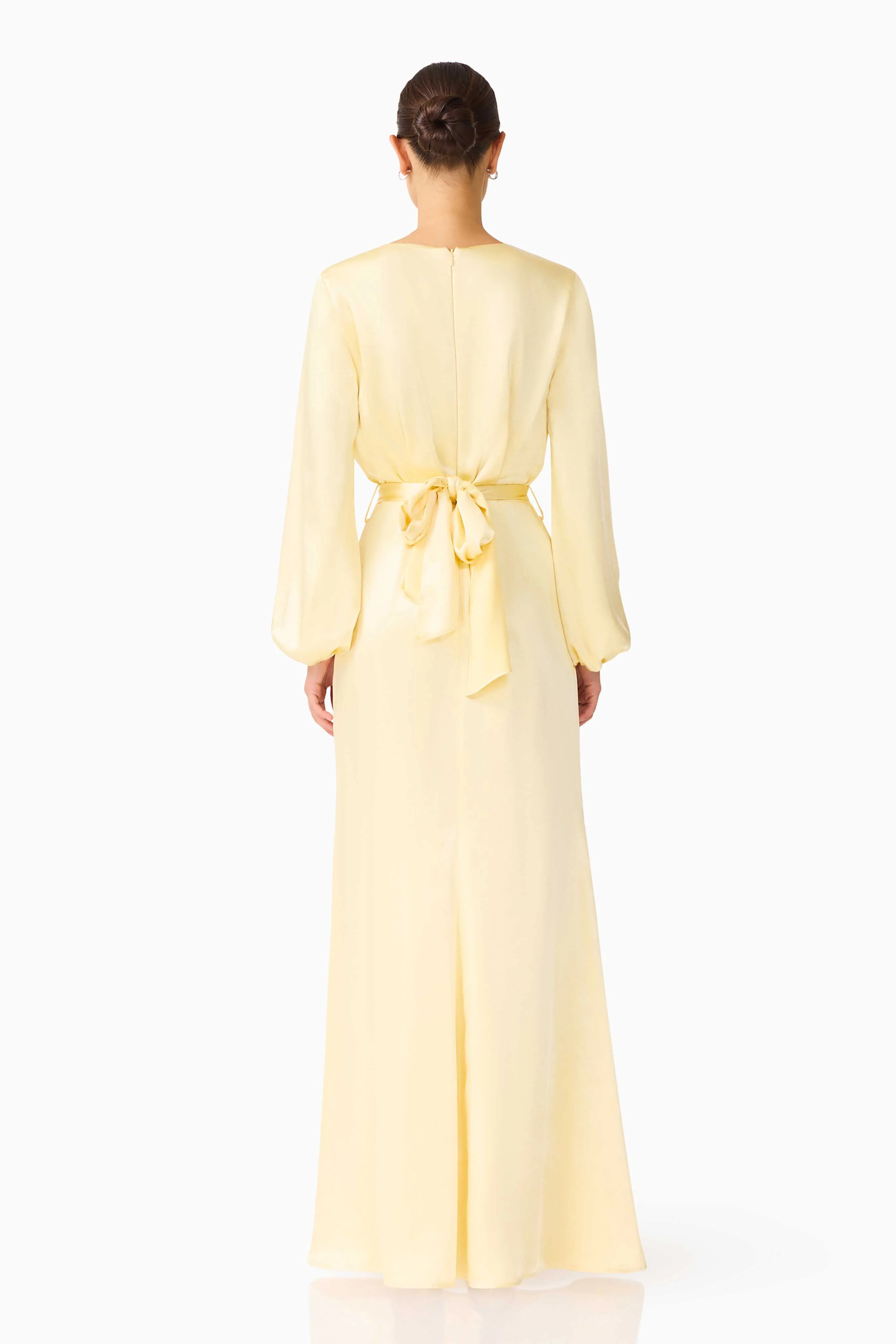 Kai Maxi Dress in Butter Yellow - Image 4