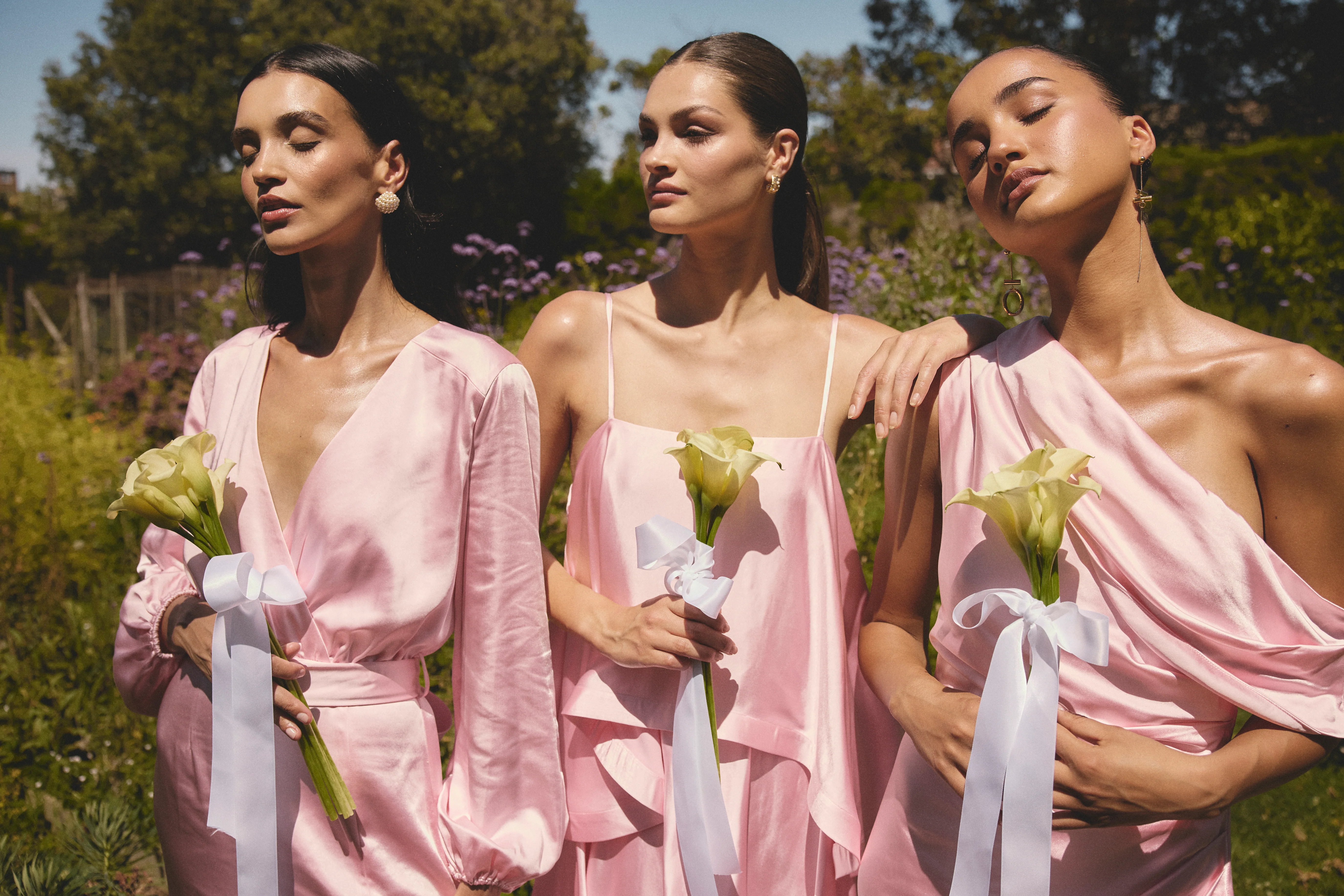 Kai Maxi Dress in Pale Pink - Image 11