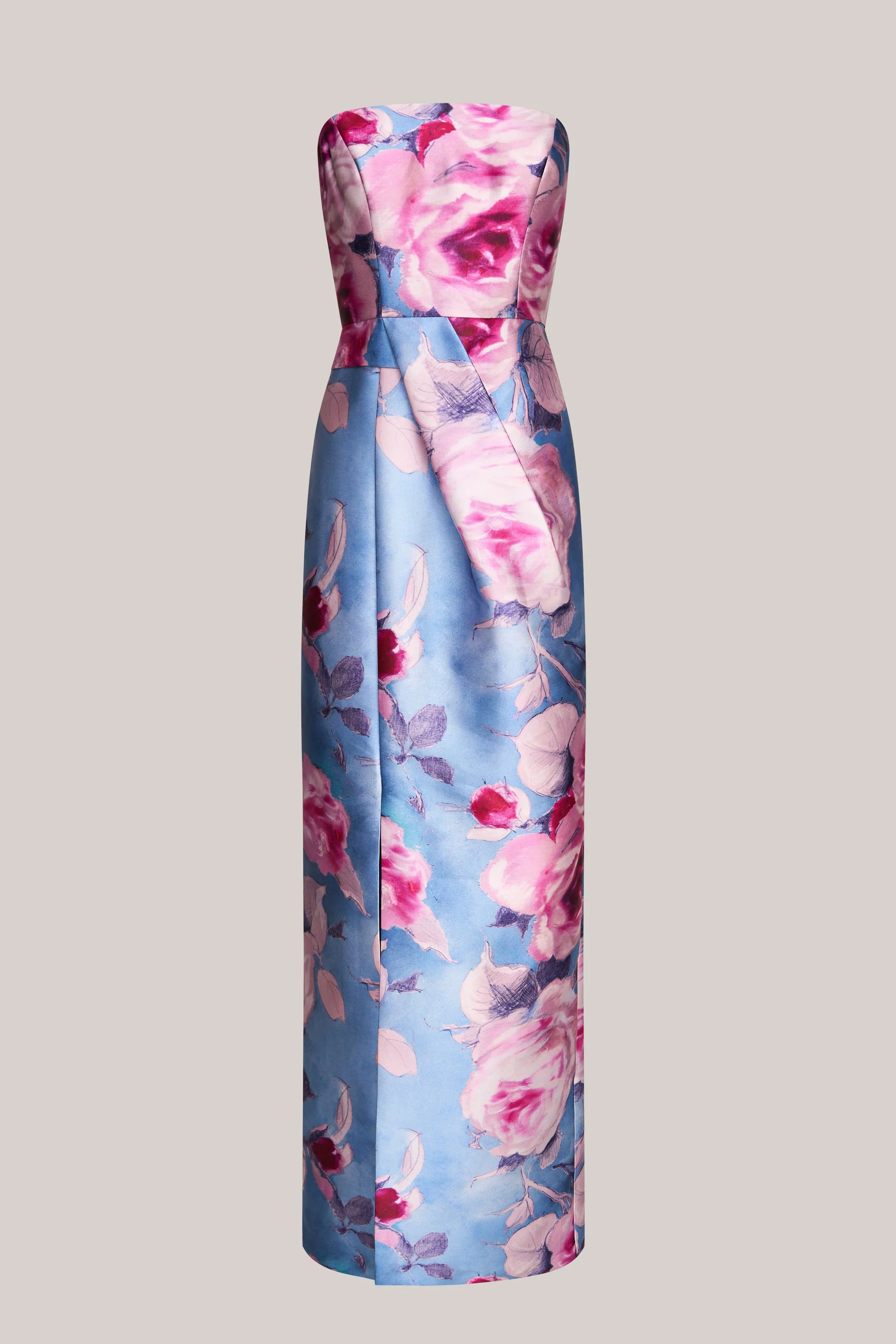 Kay Unger Lucienne Strapless Column Gown - Image 7