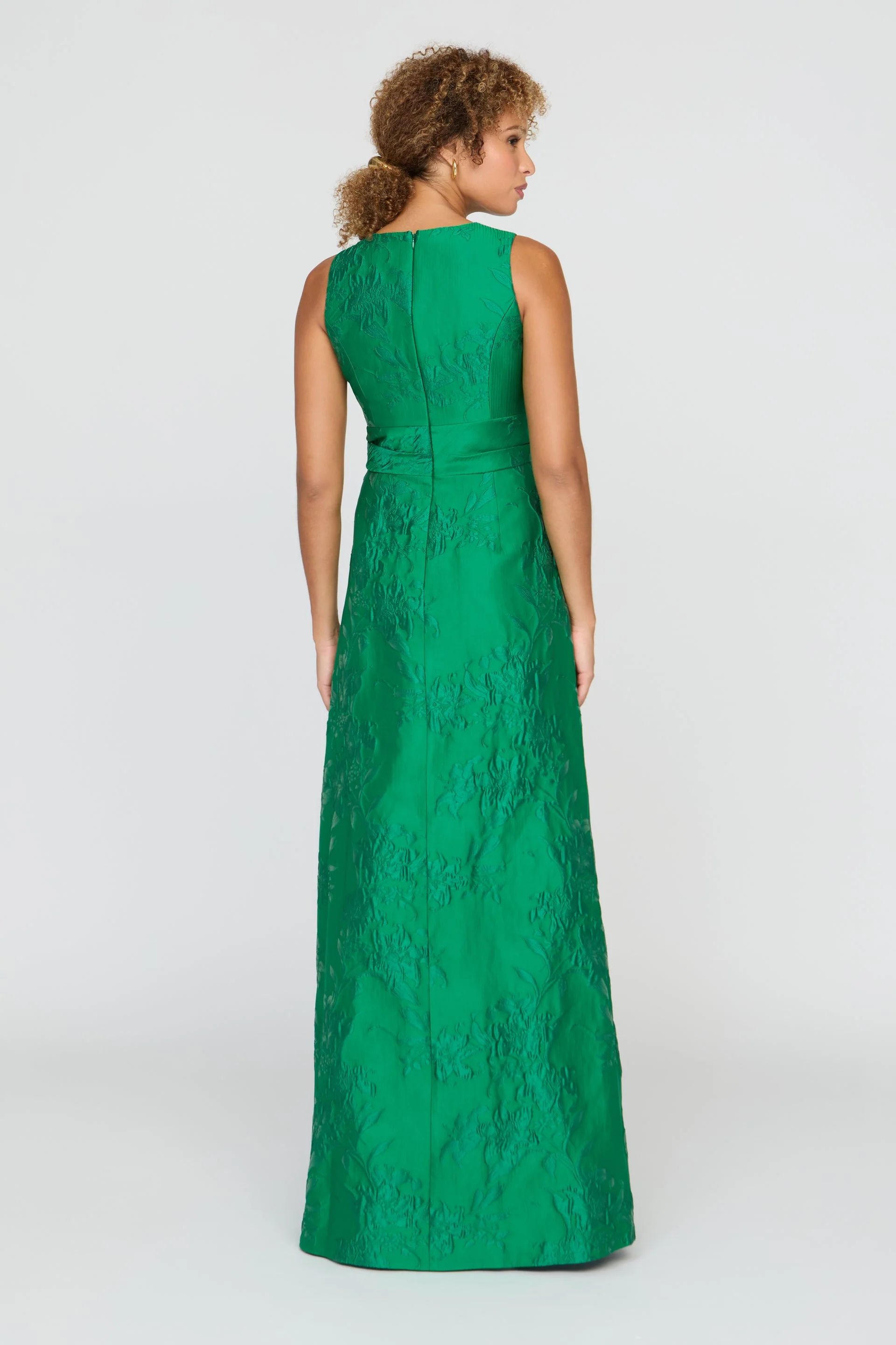 Kay Unger Mariah Gown in Fern Green - Image 2