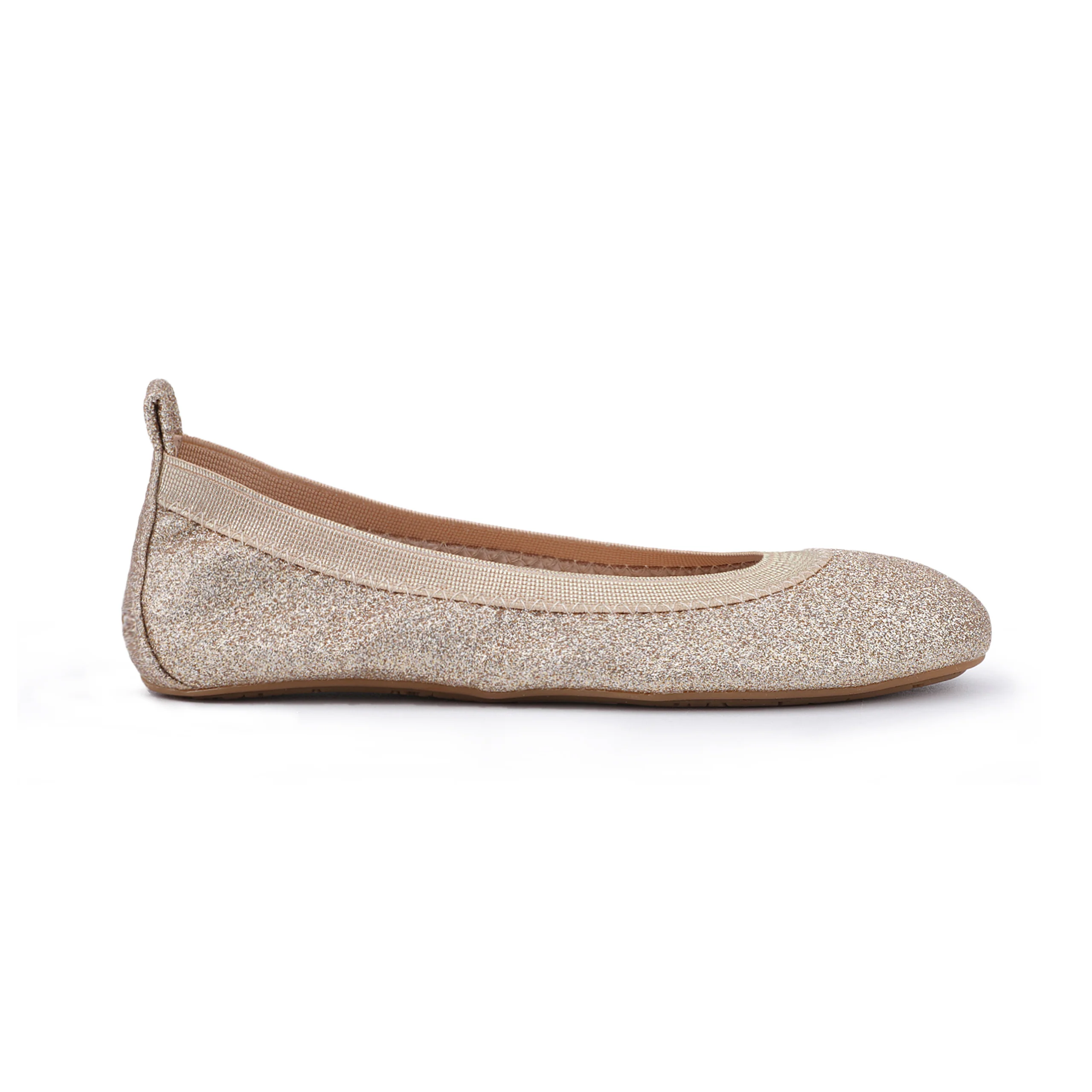 Miss Samara Ballet Flat in Gold Glitter - Kids - Image 2