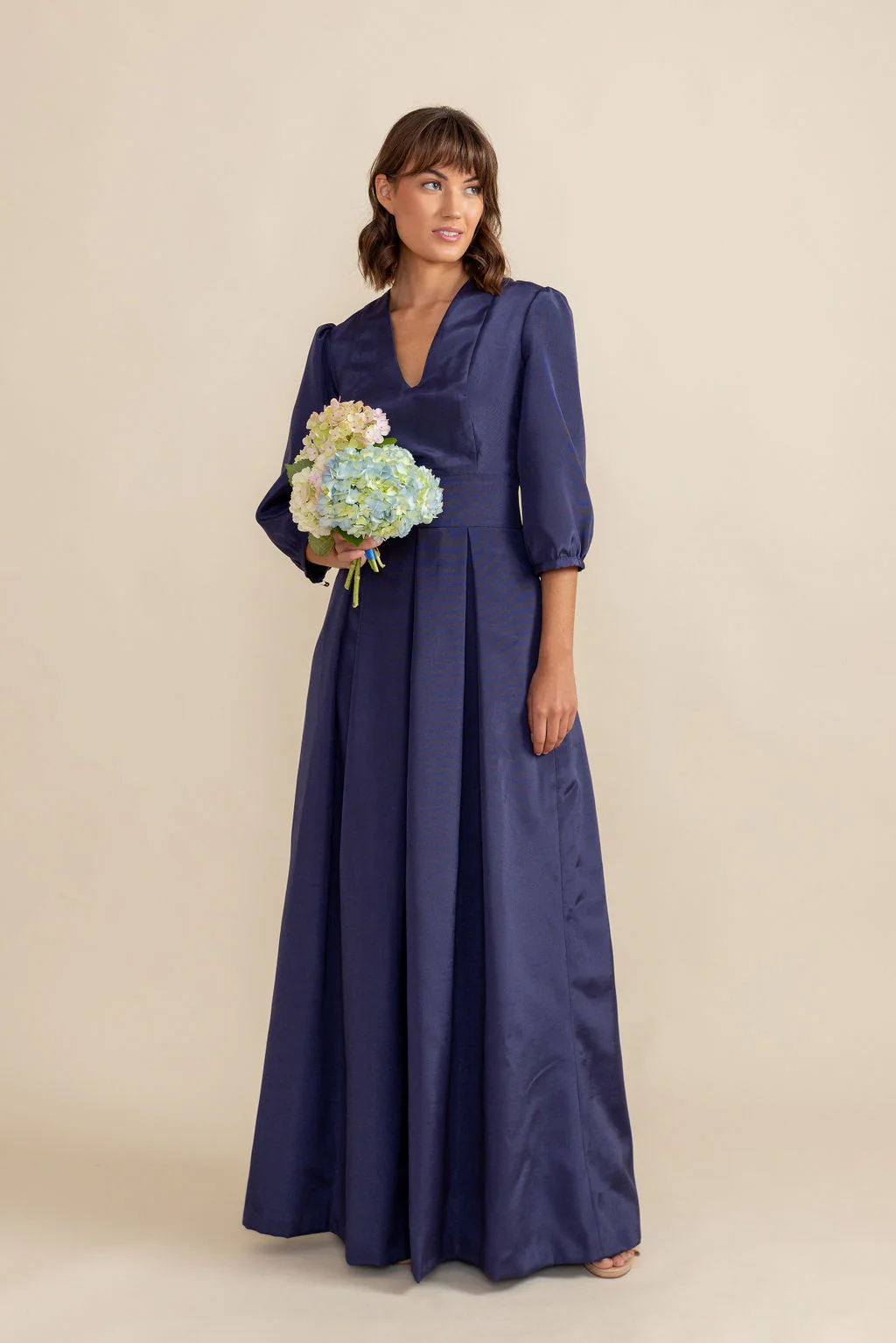 Lola Bodice with Dahlia Skirt in Shantung
