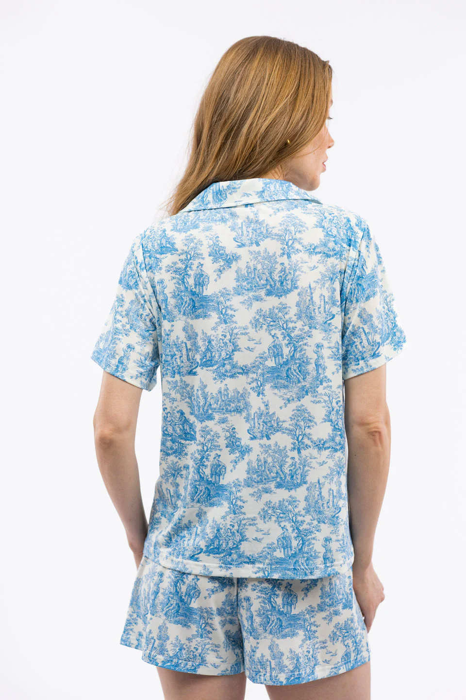 Lover Night Set in Skylight Toile - Image 6