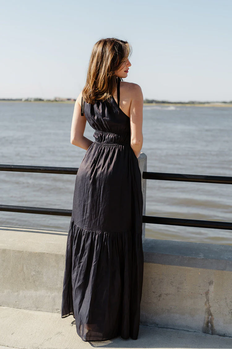 LulaKate Athena Dress in Navy - Image 4