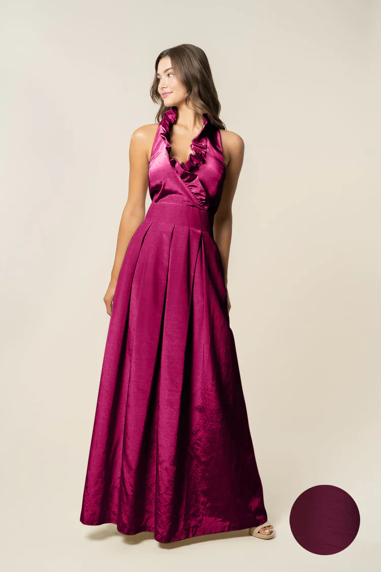 Madelyn Bodice with Dahlia Skirt in Shantung - Image 17