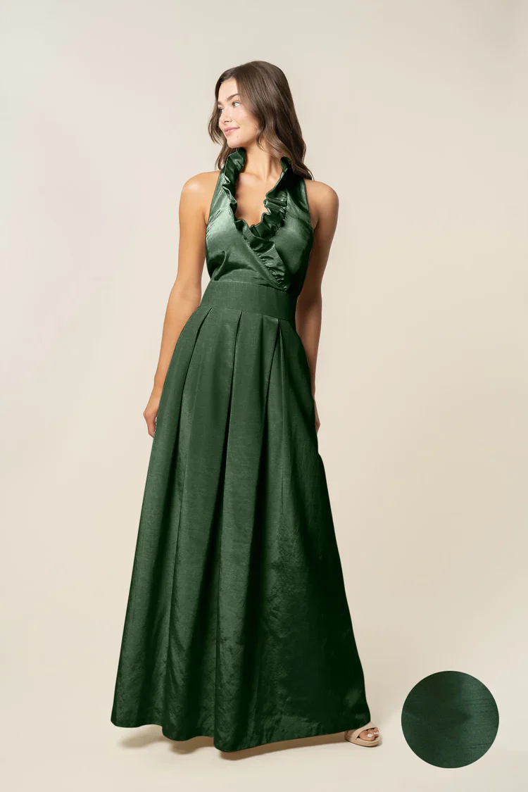 Madelyn Bodice with Dahlia Skirt in Shantung - Image 18
