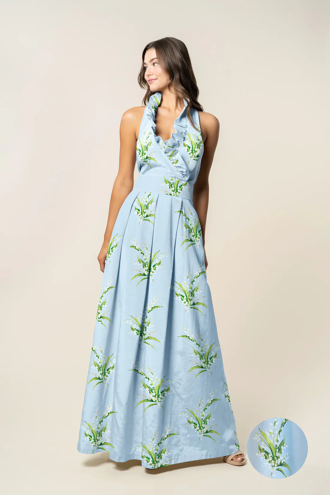Madelyn Bodice with Dahlia Skirt in Lily of the Valley Jacquard - Image 3
