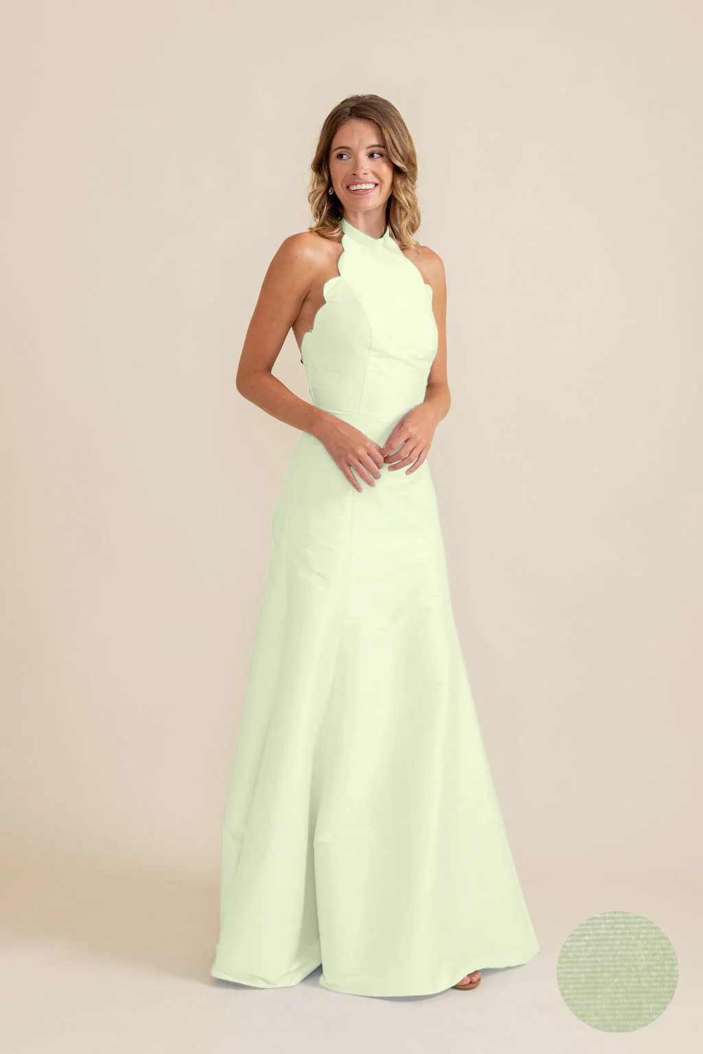 Margot Bodice with Trumpet Skirt in Drapey Bengaline - Image 13