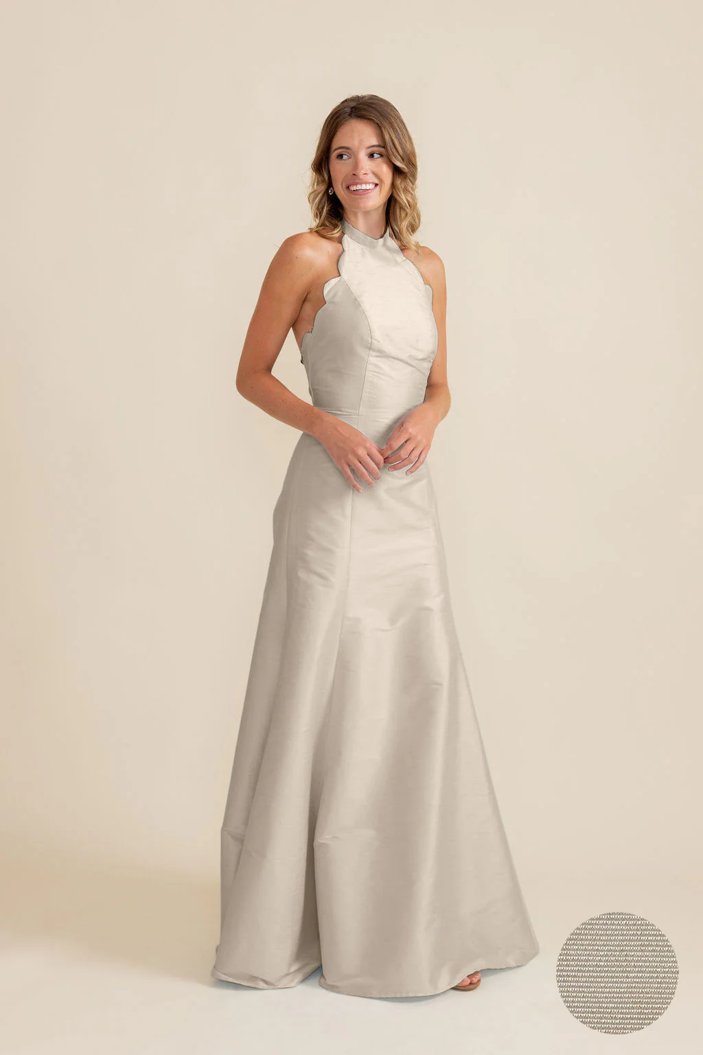 Margot Bodice with Trumpet Skirt in Drapey Bengaline - Image 5
