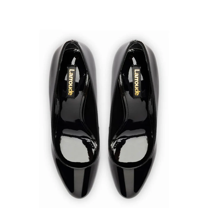 Michelle Lo Pump In Black Patent Leather - Image 3