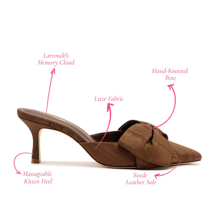 Mini Elle Pump In Cinnamon Fabric - Image 5