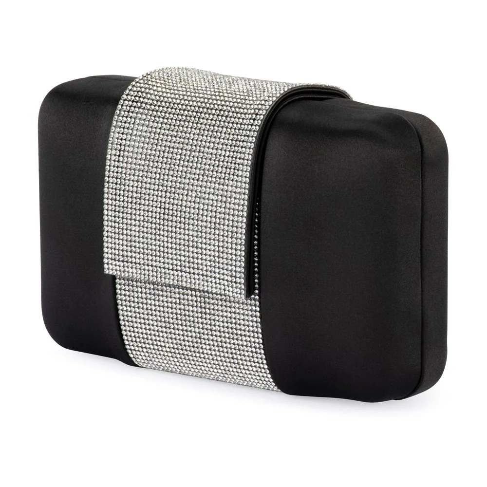 Olga Berg Aubrey Crystal Trim Clutch - Image 5
