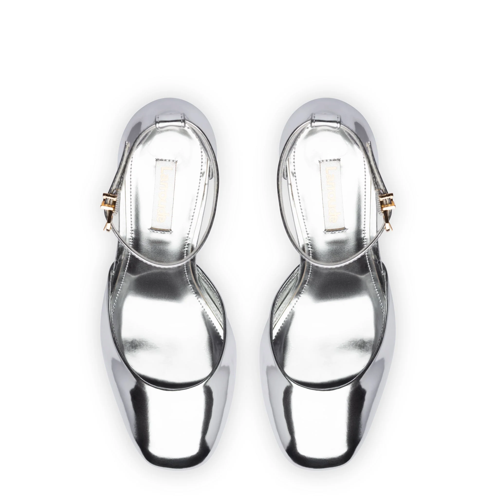 Ari Pump In Silver Specchio - Image 3