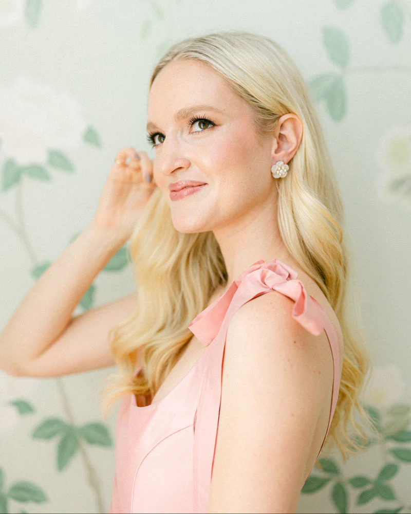 The Mini Olivia Earrings in Gold - Image 2
