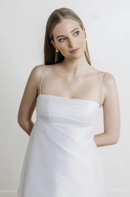 By Watters Little White Dress Ivy 39335 - Image 6